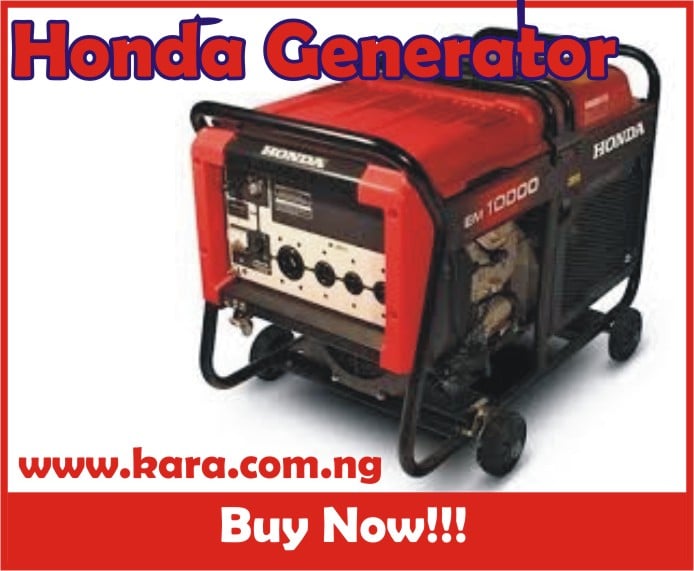 Honda generator price specification and features in Nigeria - Kara 