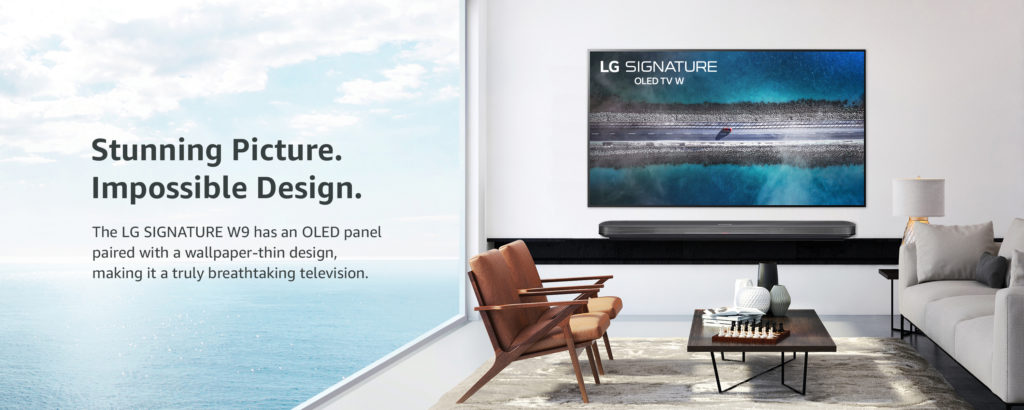 LG Signature W9 Wallpaper OLED TV