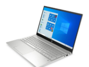 HP Pavilion 15-EG0167 Review: Unleashing the Power of 11th Gen Core i7-1165G7 Half-open HP laptop featuring sleek design and powerful performance