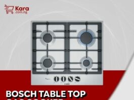 An image of Bosch table Top Gas cooker