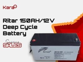 Ritar 150ah 12v Deep Cycle Battery design/Kara.com.ng