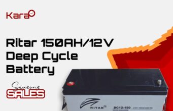 Ritar 150ah 12v Deep Cycle Battery design/Kara.com.ng