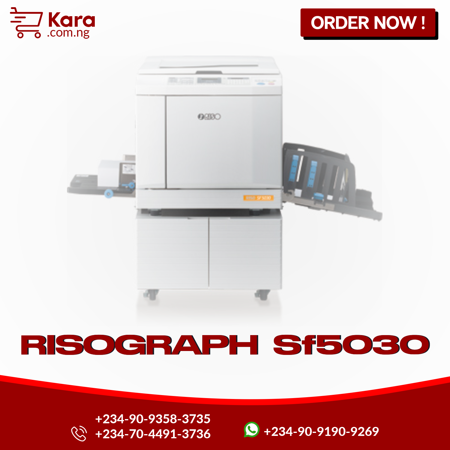 RISOGRAPH SF5030 CD Digital Duplicator review Kara Nigeria Online