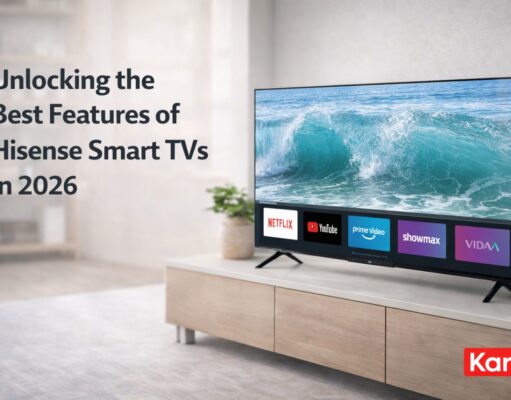 Hisense Smart TVs in 2026: A Complete guide to unlocking the Best Features Hisense Smart TV in a modern Nigerian living room displaying streaming apps and 4K picture quality in a bright home entertainment setup.
