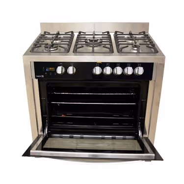 Scanfrost 90x60CMS 5 Burner Gas Cooker with Grill and Oven SFC9500SS