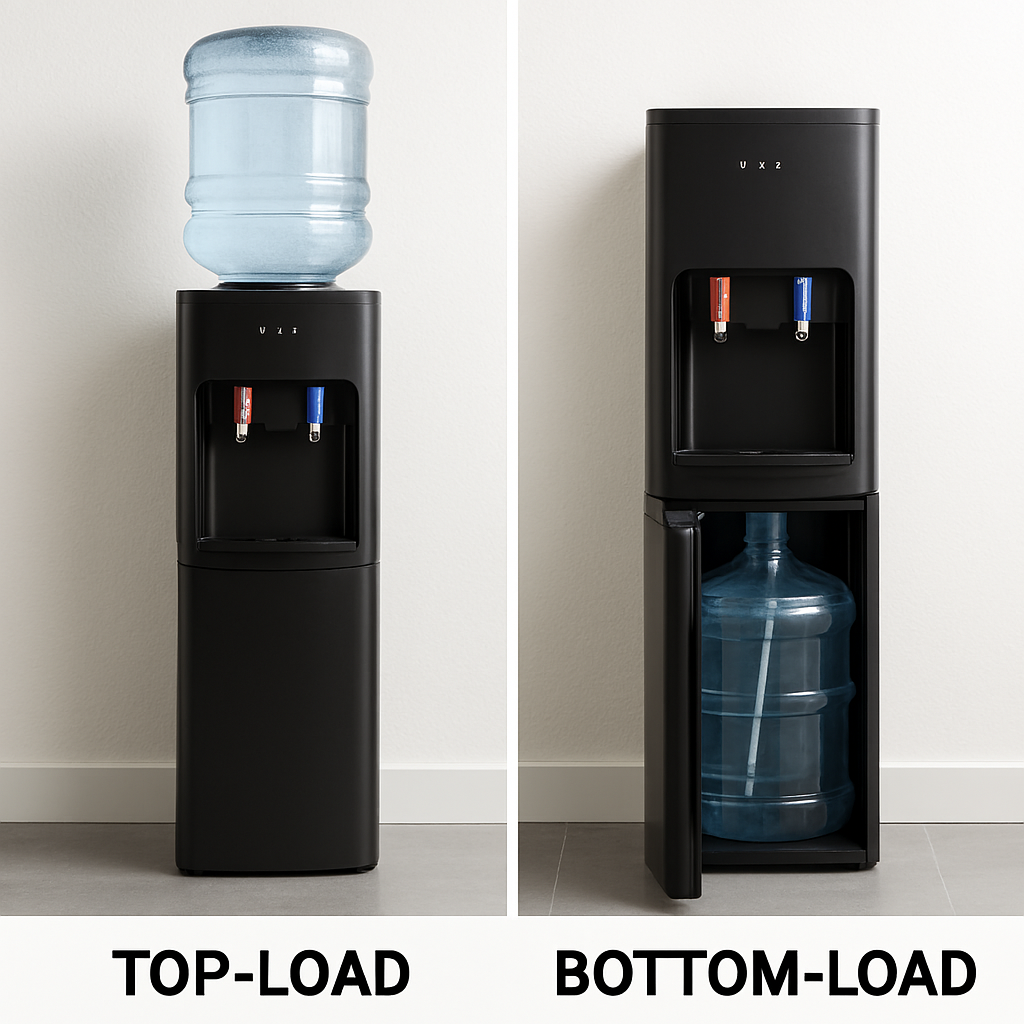 Top load and bottom load water dispenser comparison for Nigerian homes and offices