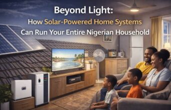 How Solar-Powered Home Systems Can Run Your Entire Nigerian Household Solar-powered home system running TV, refrigerator, fan, and lighting in a Nigerian household