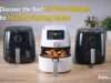 Discover the Best Air Fryer Recipes for Healthy Cooking Today Air fryers displayed on a kitchen counter with crispy chicken inside one basket, illustrating healthy air fryer recipes for everyday cooking.
