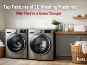 Top Features of LG Washing Machines: Why They’re a Game Changer LG front-loading washing machines in a modern laundry room showcasing advanced washing technology and smart laundry features.